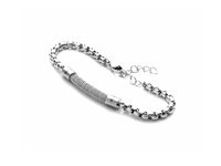 Bracciale 4US: Cesare Paciotti Uomo Autunno / Inverno 20 in Argento 4UBR3521 - 4UBR3521